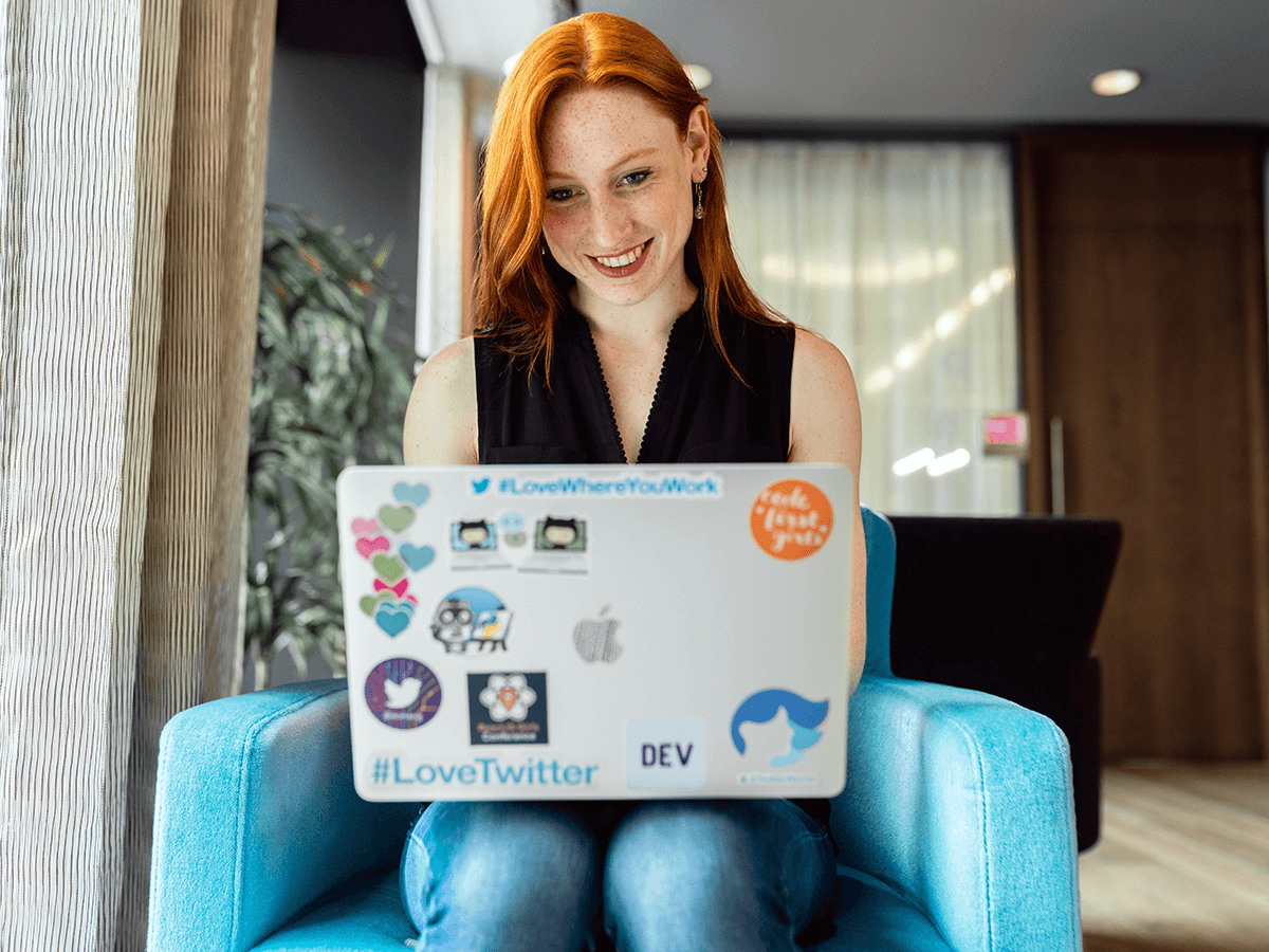 Data scientist using Python programming language