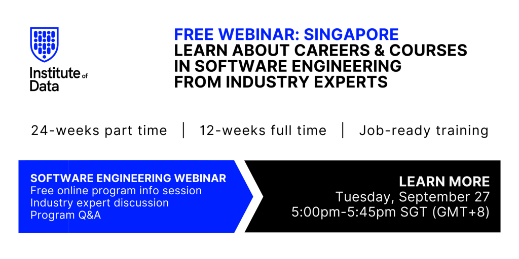 Webinar - Singapore Software Engineering Program & Career - Online Info ...