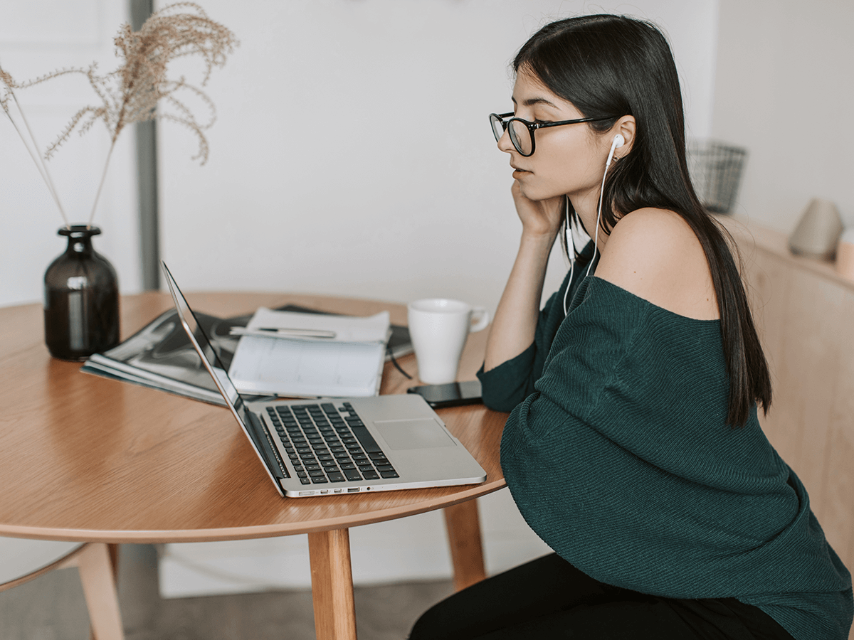 Student starting a career in UX design