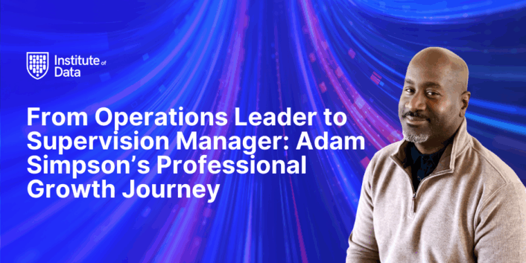 Adam Simpson, certified data science & AI professional from the Institute of Data