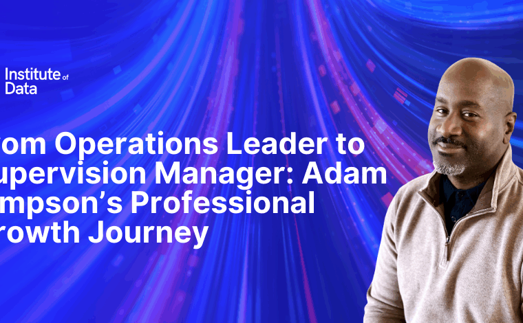 Adam Simpson, certified data science & AI professional from the Institute of Data